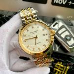 Patek Philippe Calatrava White Dial Two Tone replica Watch